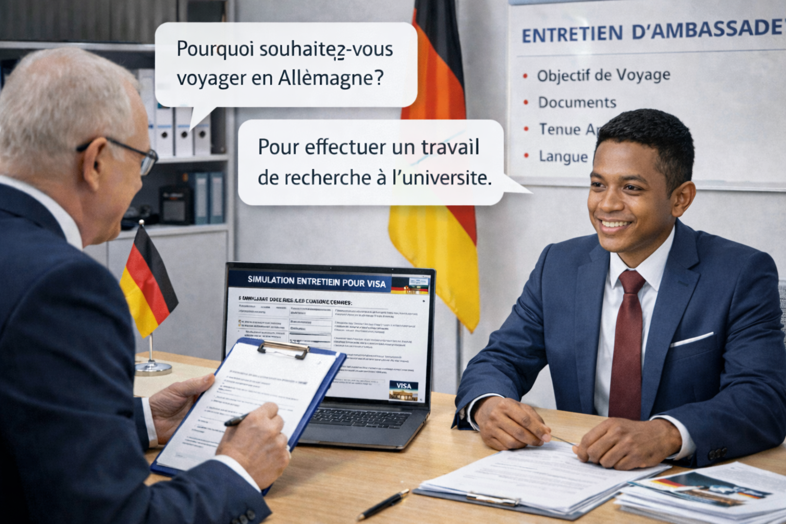 Services préparation à l’ambassade